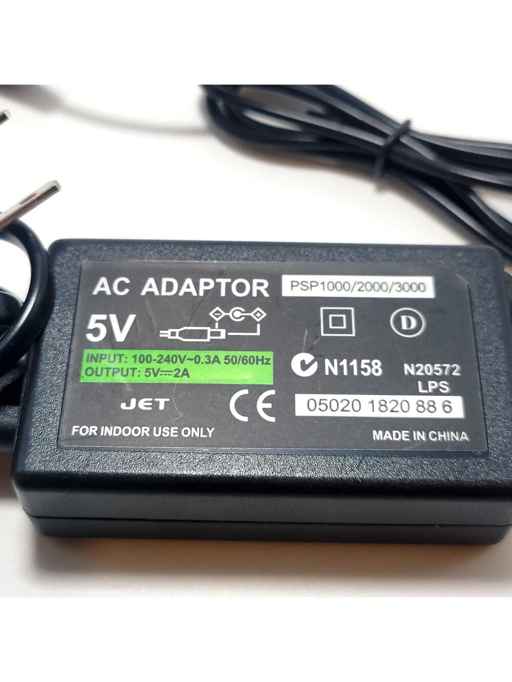 AC Adapter Power Supply for Sony PSP 1000, 2000 & 3000 Wall Charger